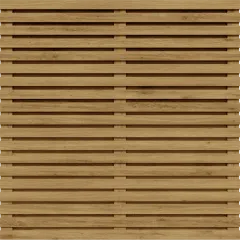 Tuinscherm Horizontaal Ayous Rhombus 37 planks 180x180 cm BxH | Geschaafd