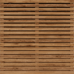 Tuinscherm Horizontaal Ayous Rhombus 37 planks 180x180 cm BxH | Geschaafd