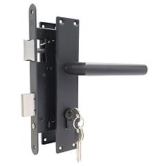 Slotset | Stalen frame zonder slotkast | Zwart RVS