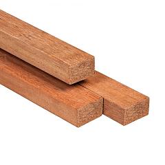 Hardhout Balk 45x70 mm geschaafd | onbehandeld