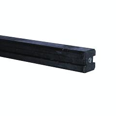Betonpaal Tussensponning 216cm Glad Antraciet 11.5x11.5x275cm met lichtleiding