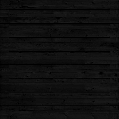 Tuinscherm Zwart Grenen 19 planks | Geschaafd | Horizontaal