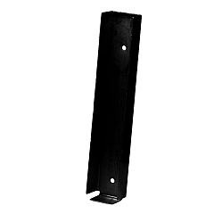 U-profiel t.b.v. betonplaat - Zwart - 26cm