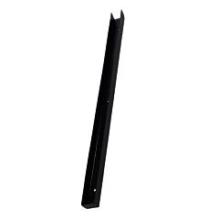 U-profiel t.b.v. betonplaat - Zwart - 72cm