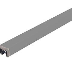 Aluminium Premium Onder- & Bovenprofiel Laag Grey