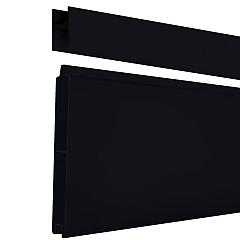 Aluminium Premium Profielen | t.b.v. Verticale toepassing | Black