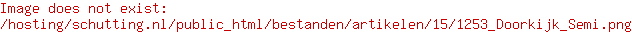 Nauwelijks tot geen doorkijk Nauwelijks tot geen doorkijk