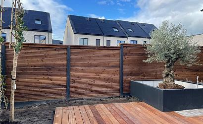 combiwood schutting douglas triple rhombus bruin geimpregneerd