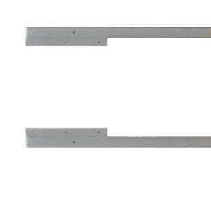 U-profiel | 20 mm plank | Verzinkt | t.b.v. kaderpoort