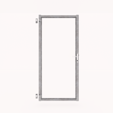 Poortframe 90x190 cm | Verzinkt | Verstelbaar | t.b.v. blokhutprofielen