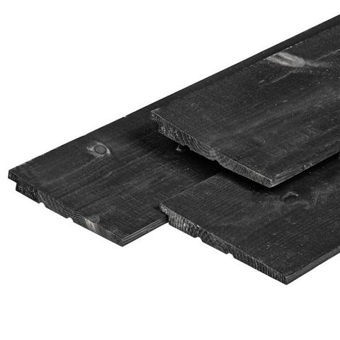 Douglas Zweeds Rabat | Zwart | 1.1-2.7 x 19,5 x 400 cm