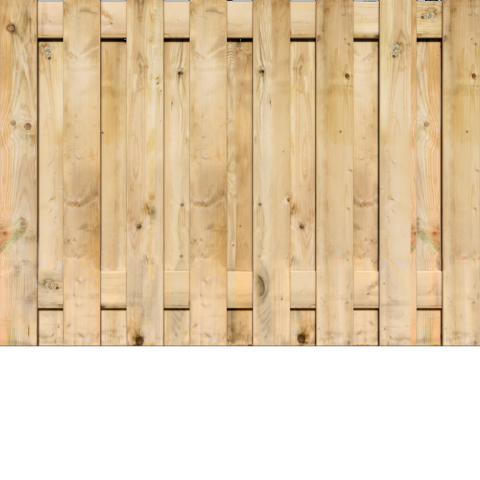 Tuinscherm Grenen | Recht | t.b.v. Luxe hout-beton