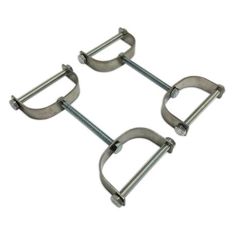 Montagebeugels voor Bamboe XL tuinschermen