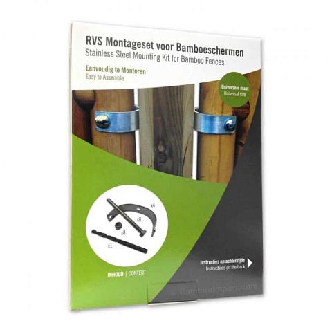 Montagebeugels voor Bamboe XL tuinschermen