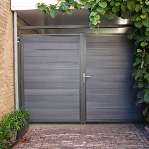 Composiet Premium Tuinscherm - Natural Cloudy Grey - Verticaal