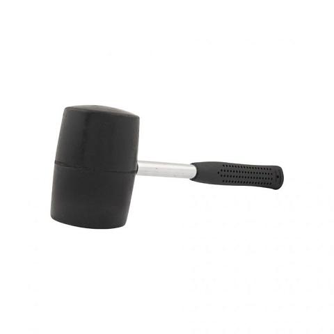 Rubber hamer met stalen steel