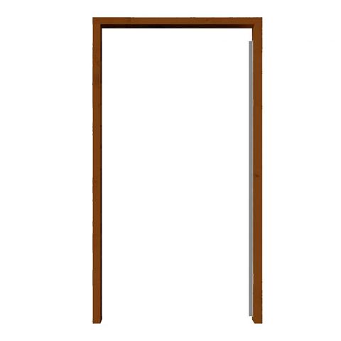 Kozijn set - Hardhout - Enkele Poort 195cm hoog - tot 200cm breed