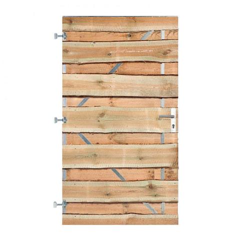 Grenen Schaaldelen Horizontale Tuinpoort 100x180 cm | 18x200-250 mm