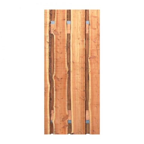 Douglas Schaaldelen Tuinpoort | Stalen frame met slotkast