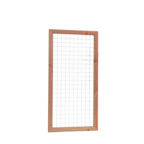 Douglas Gaas Trellis met Betonijzer | 90x180cm | Maas 7,5x7,5 cm