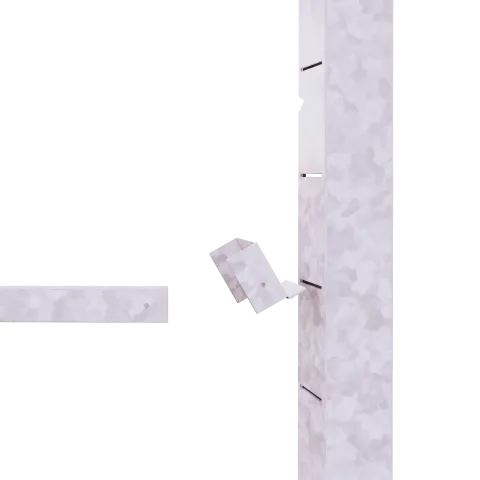 Inviso Wall stalen paal 60x60x2900mm