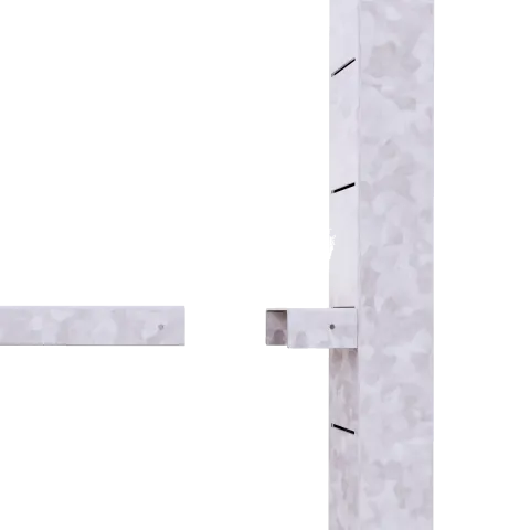 Inviso Wall stalen paal 60x60x2900mm