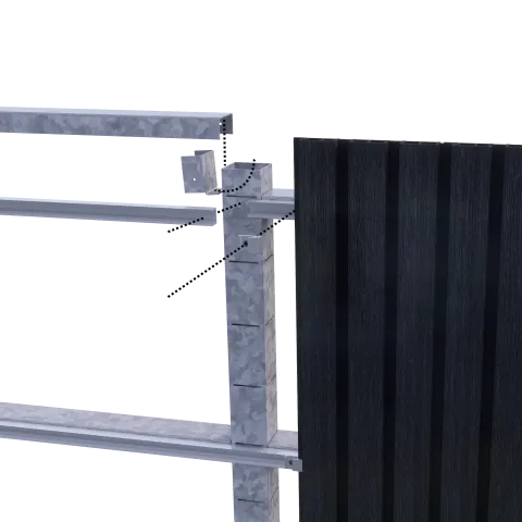 Inviso Wall Rail 206cm