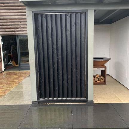 Shutter systeem 220cm | Set van 2 | Zwart