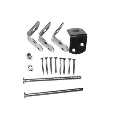 Uni-beslag voor betonpalen 10x10cm - RVS