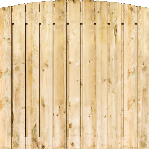 Tuinscherm Grenen 23 planks | Geschaafd | Verticaal | Toog