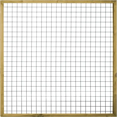 Grenen Gaastrellis | 180x180cm | Maas 7,5x7,5 cm