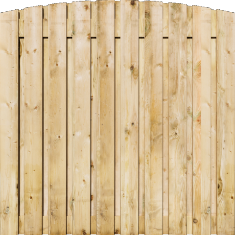 Tuinscherm Grenen 21 planks | Geschaafd | Verticaal | Toog