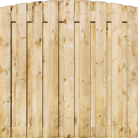 Tuinscherm Grenen 19 planks | Geschaafd | Verticaal | Toog