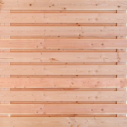 Tuinscherm Douglas 21 planks | Geschaafd | Horizontaal