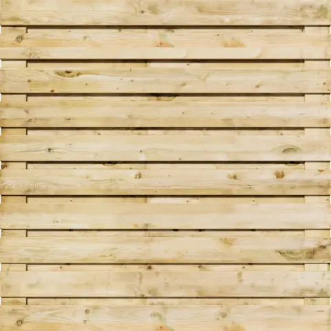 Tuinscherm Grenen 21 planks | Geschaafd | Horizontaal