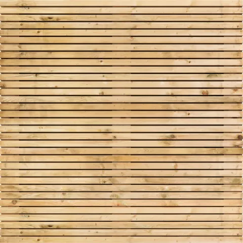 Tuinscherm Vuren Rhombus open | 65 planks | Geschaafd | Horizontaal