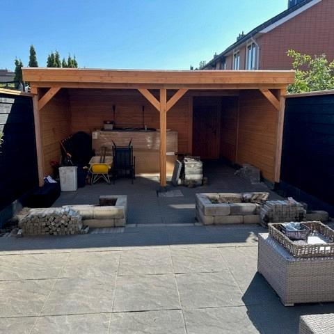 Douglas Shutter | Zwart gespoten | 100x230 cm