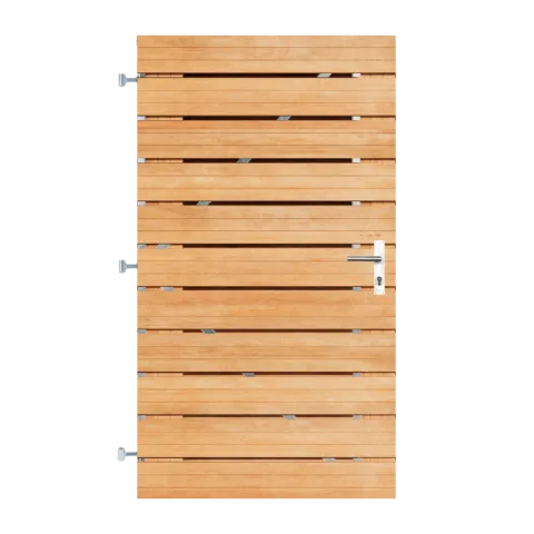 Keruing Horizontale Tuinpoort 100x180 cm | 16x145 mm | 23-planks model