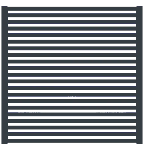 Aluminium Tuinscherm | Sight 50-4 | Antracite