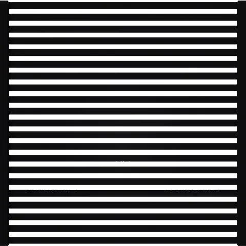 Aluminium Tuinscherm | Sight 50-4 | Black