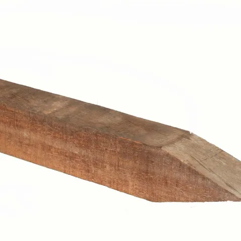 Hardhout Tuinpaal 100x100x4000 fijnbezaagd | azobe