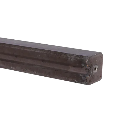 Betonschuttingpaal Bruin 13x13x365cm eindsp. 288cm