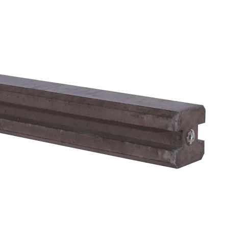 Betonschuttingpaal Bruin 13x13x365cm tussensp. 288cm