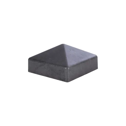 Paalmuts beton t.b.v. palen antraciet 11.5x11.5cm