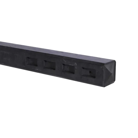 Tuinhek Eindpaal Antraciet Evi 120x13x13cm