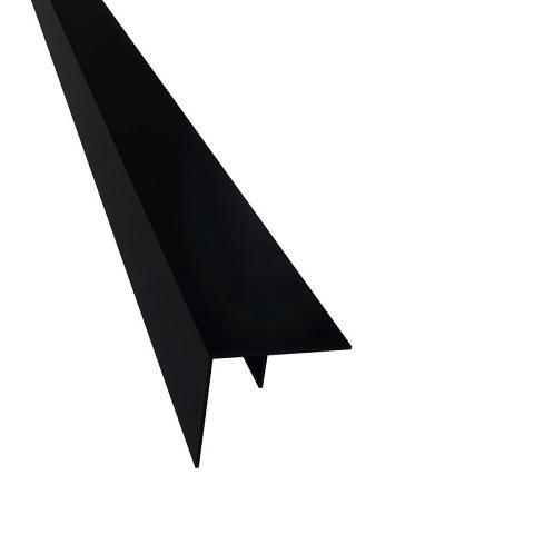 Aluminium Inviso Wall F-profiel | Black | 200cm