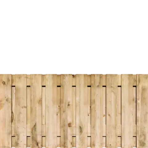 Tuinhekje Grenen 17x140mm | Geschaafd | Verticaal | Recht