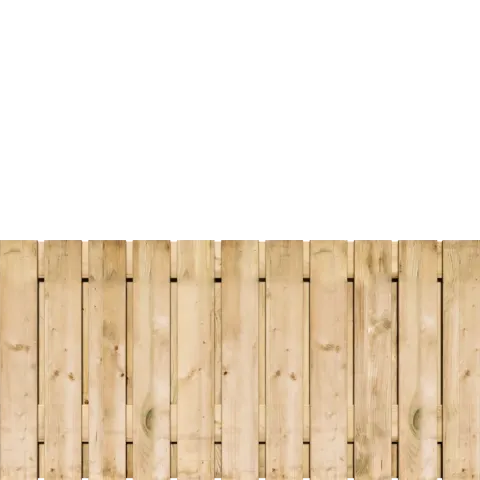 Tuinhekje Grenen 17x140mm | Geschaafd | Verticaal | Recht