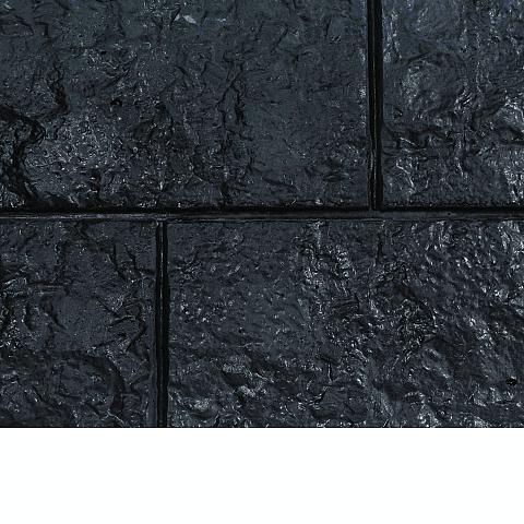 Betonplaat Elbe motief dubbelzijdig Antraciet 184x36x4.8cm