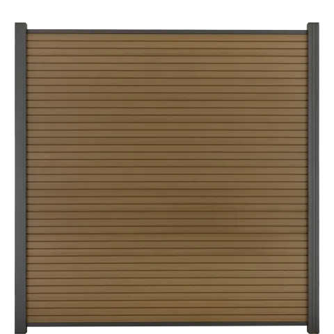 Comfort Composiet Schutting - Rhombus Teak - Horizontaal